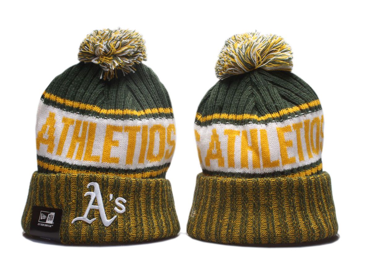 2023 MLB Oakland Athletics beanies ypmy